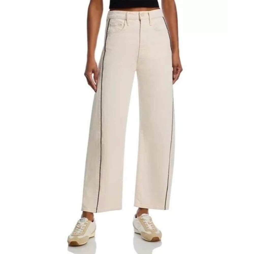 MOTHER The Half Pipe High-Rise Barrel Leg Ankle Jeans in Act Natural Size 31